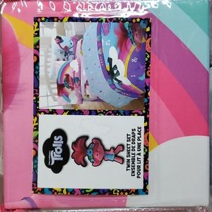 Trolls Pop Rainbow Twin Sheet Set